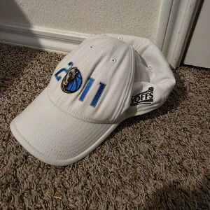 Adidas Dallas Mavericks 2011 NBA Playoffs Hat Mens White FitMax 70 Stretch Cap